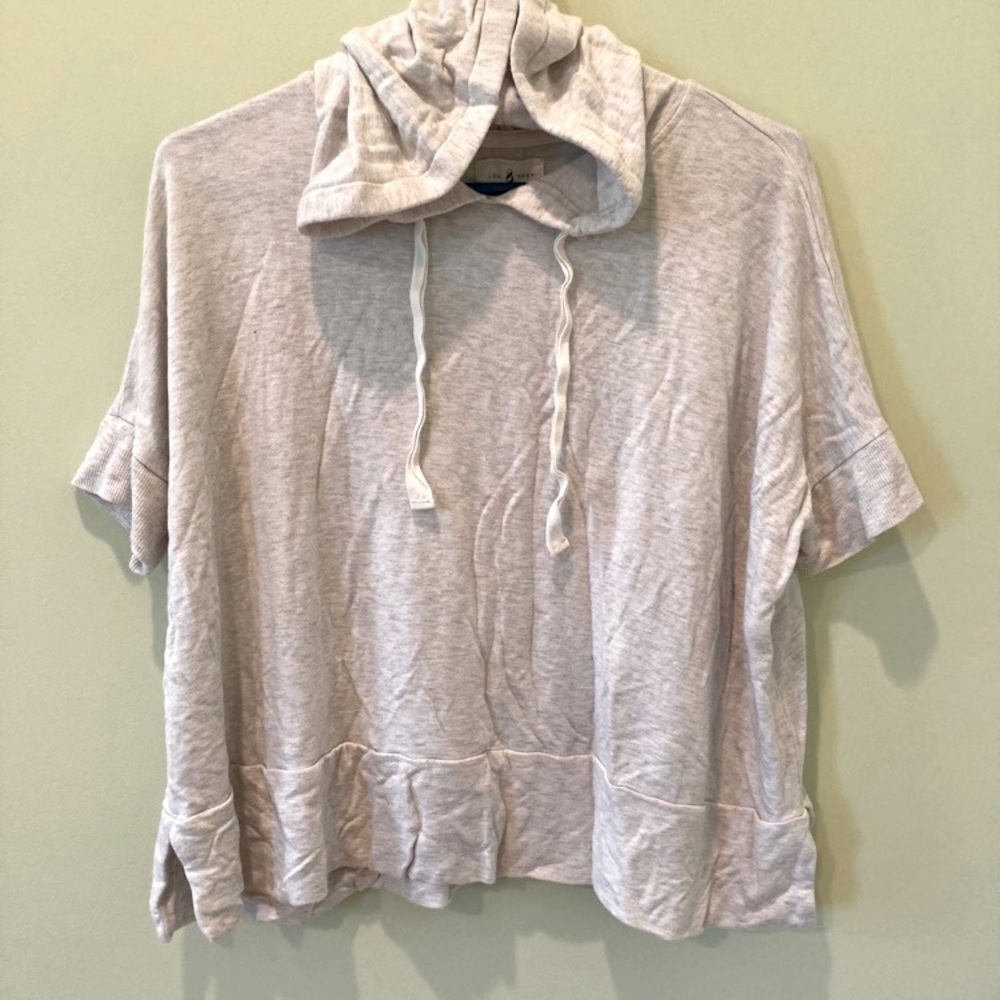 Lou & Grey Short Sleeve Hoodie Medium